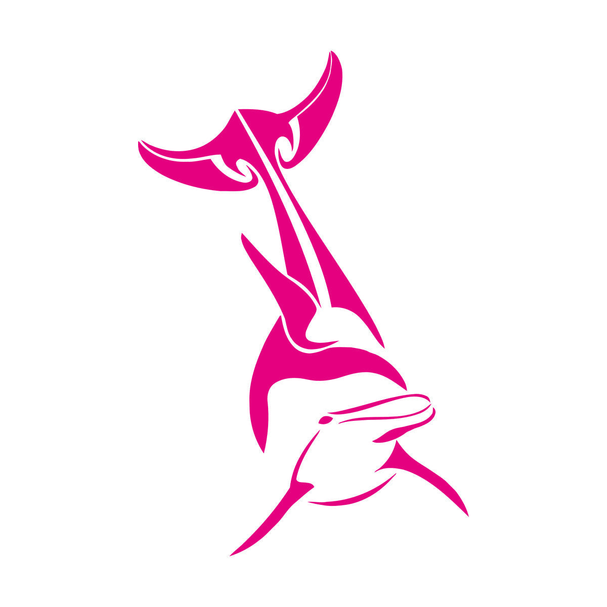 Lettering Decals Fish Animal Dolphin Ocean Sea Waterproof