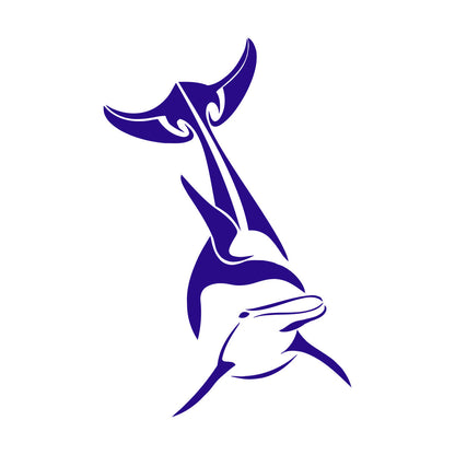 Lettering Decals Fish Animal Dolphin Ocean Sea Waterproof