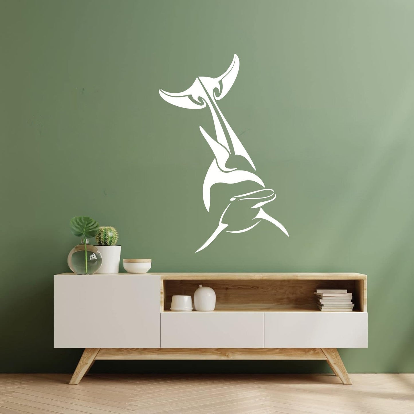 Lettering Decals Fish Animal Dolphin Ocean Sea Waterproof