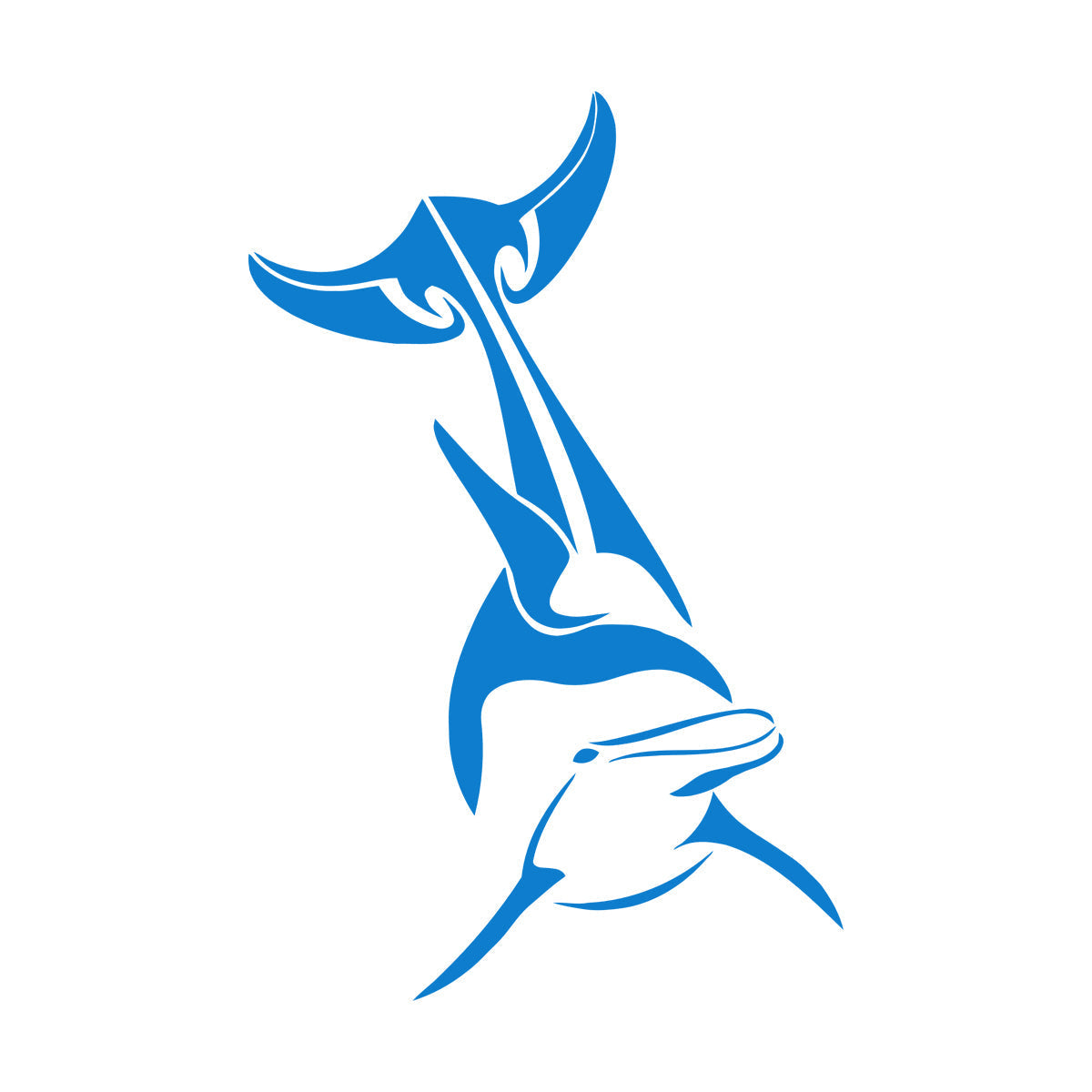 Lettering Decals Fish Animal Dolphin Ocean Sea Waterproof