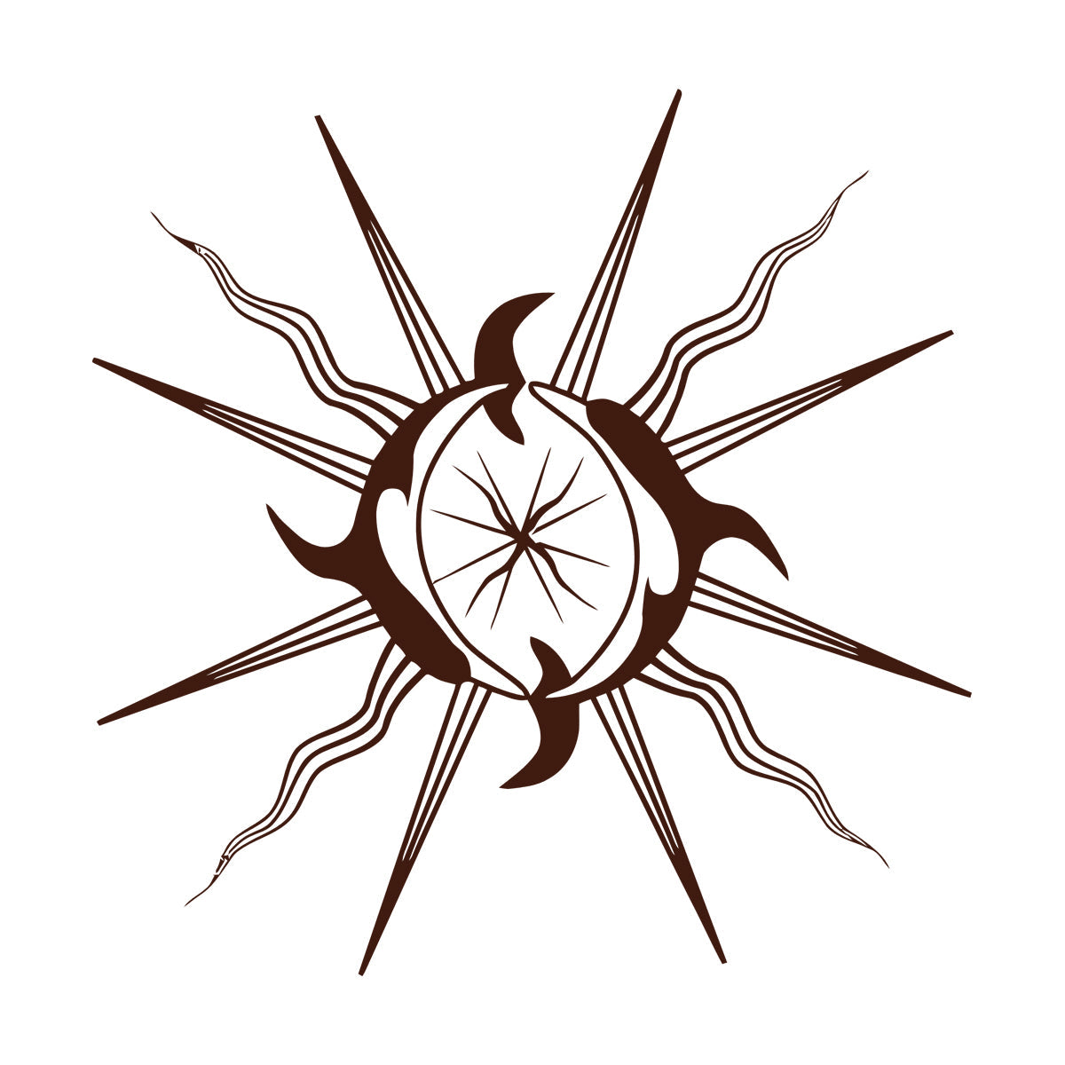 Lettering Stickers Fish Dolphins Pattern Ornament Sea Animals Personalized Customization