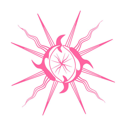 Lettering Stickers Fish Dolphins Pattern Ornament Sea Animals Personalized Customization