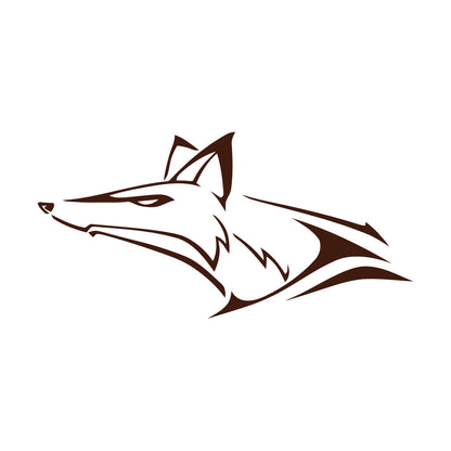 Fox Wolf Head Animal Wall Vinyl Sticker Decor Tattoo Culture