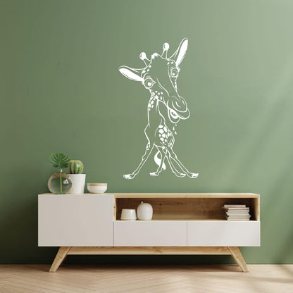 Engraving Stickers Funny Giraffe Animal Cute Children'S Equipped With Transfer Film Kit