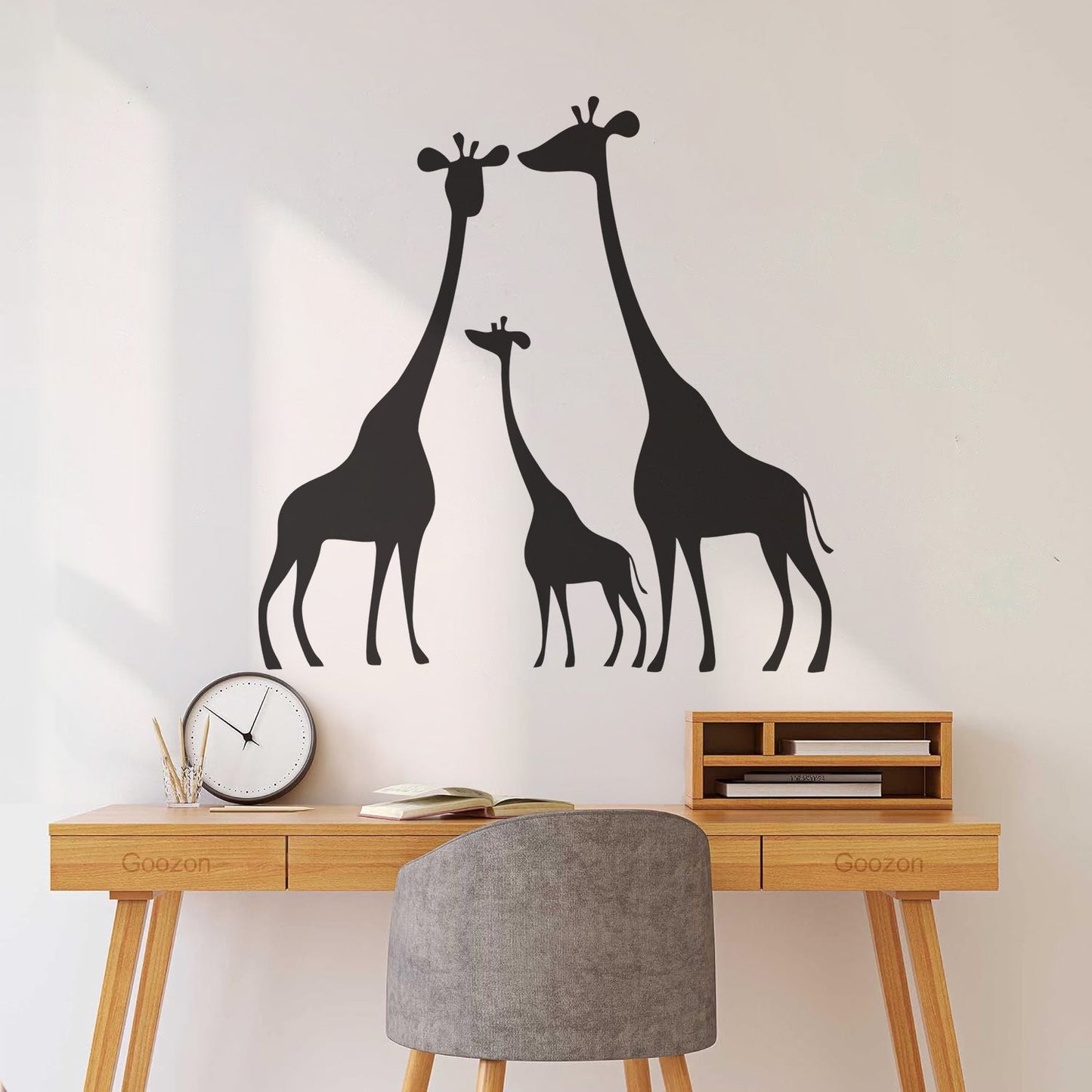 Wall Decals Pvc Giraffe Family Animals Africa Kids Art Mural Painting