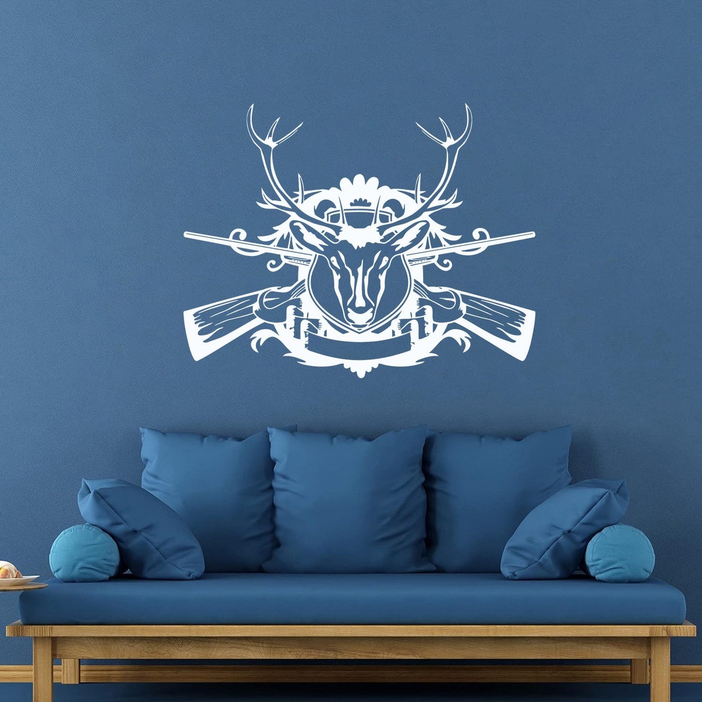 Vinyl Art Sticker Hunter Hunting Animals Deer Forest Hobbies Removable Without Leaving Glue