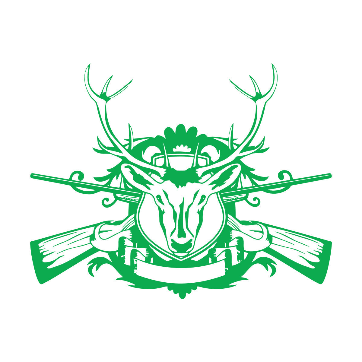 Vinyl Art Sticker Hunter Hunting Animals Deer Forest Hobbies Removable Without Leaving Glue