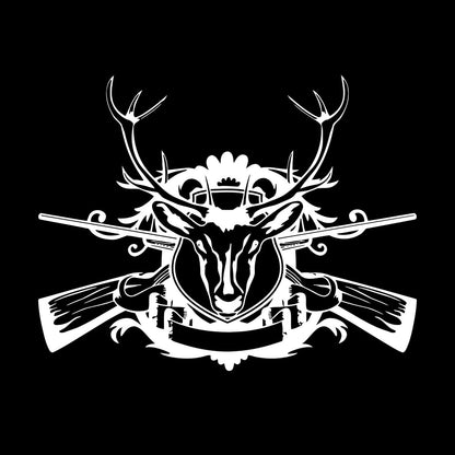 Vinyl Art Sticker Hunter Hunting Animals Deer Forest Hobbies Removable Without Leaving Glue