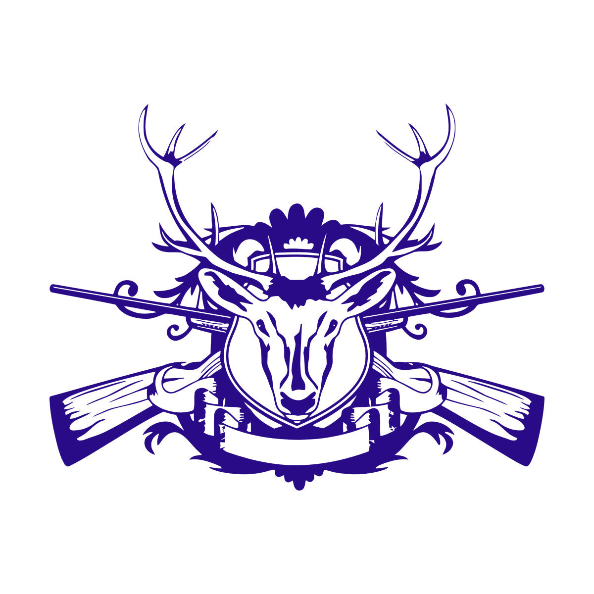 Vinyl Art Sticker Hunter Hunting Animals Deer Forest Hobbies Removable Without Leaving Glue