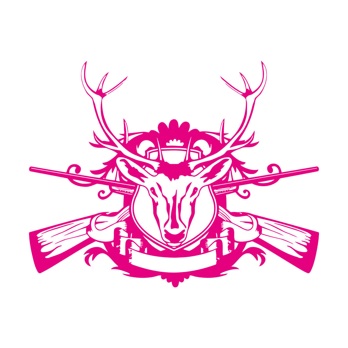 Vinyl Art Sticker Hunter Hunting Animals Deer Forest Hobbies Removable Without Leaving Glue