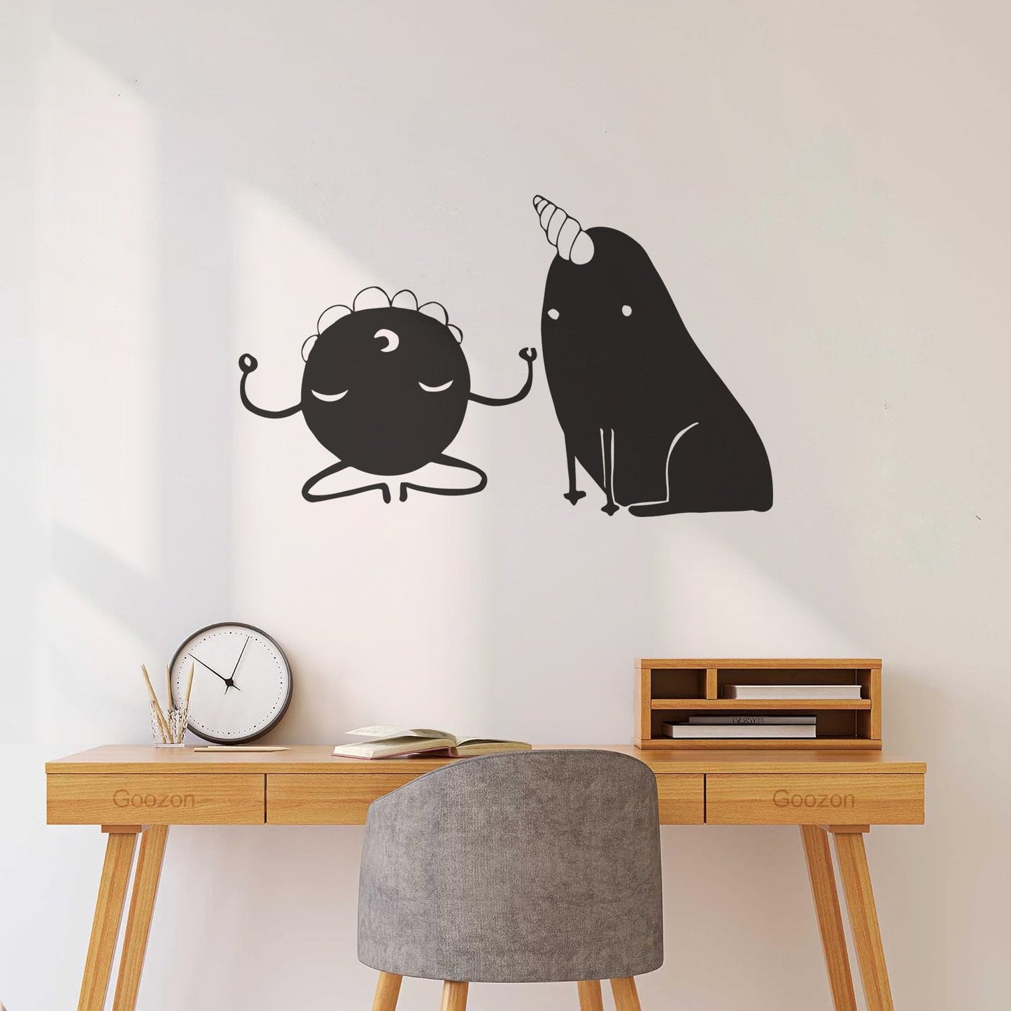 Wall Stickers Monsters Funny Unicorn Fantastic Animals Can Modify And Add Information