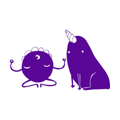 Wall Stickers Monsters Funny Unicorn Fantastic Animals Can Modify And Add Information