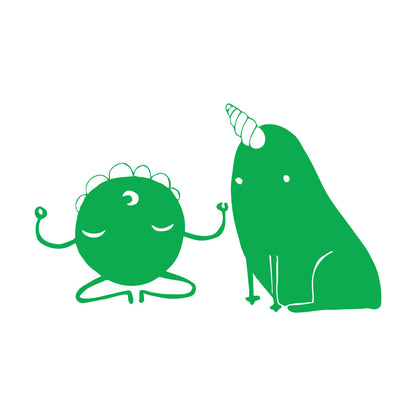 Wall Stickers Monsters Funny Unicorn Fantastic Animals Can Modify And Add Information