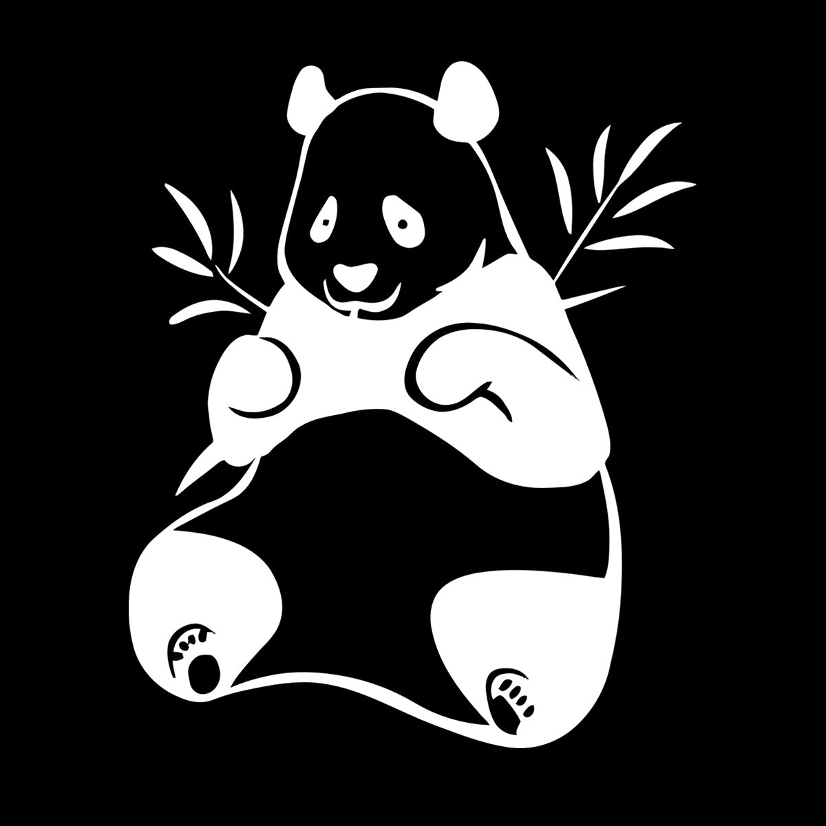 Lettering Stickers Panda Cute Animal Kids Children Store Decoration