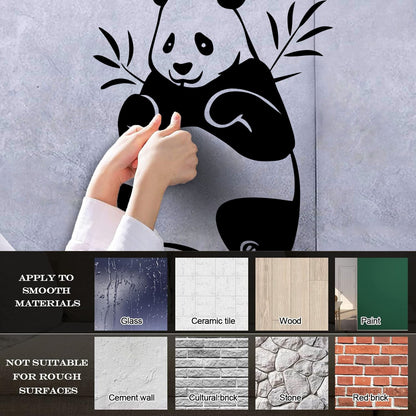 Lettering Stickers Panda Cute Animal Kids Children Store Decoration