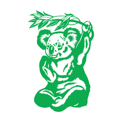 Panda Eucalyptus Bamboo Animal Bear Reed Wall Decals Paster Paper Tattoo Culture