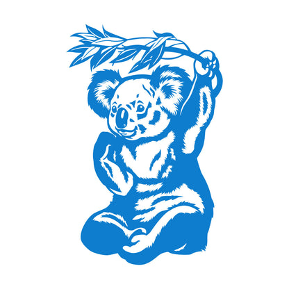 Panda Eucalyptus Bamboo Animal Bear Reed Wall Decals Paster Paper Tattoo Culture