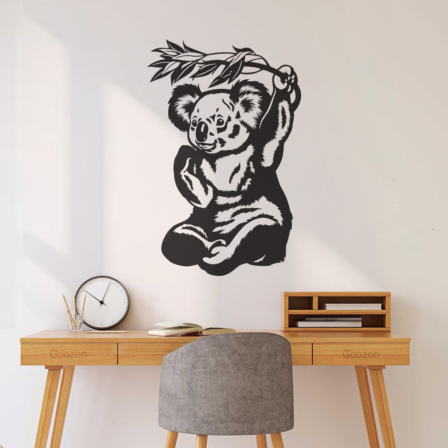 Panda Eucalyptus Bamboo Animal Bear Reed Wall Decals Paster Paper Tattoo Culture