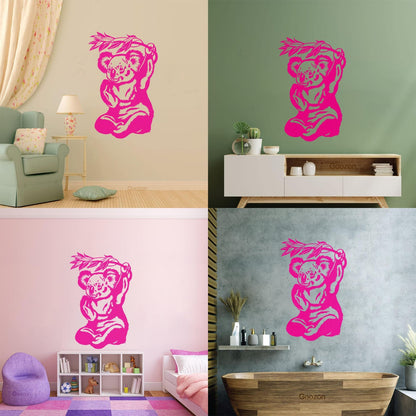Panda Eucalyptus Bamboo Animal Bear Reed Wall Decals Paster Paper Tattoo Culture