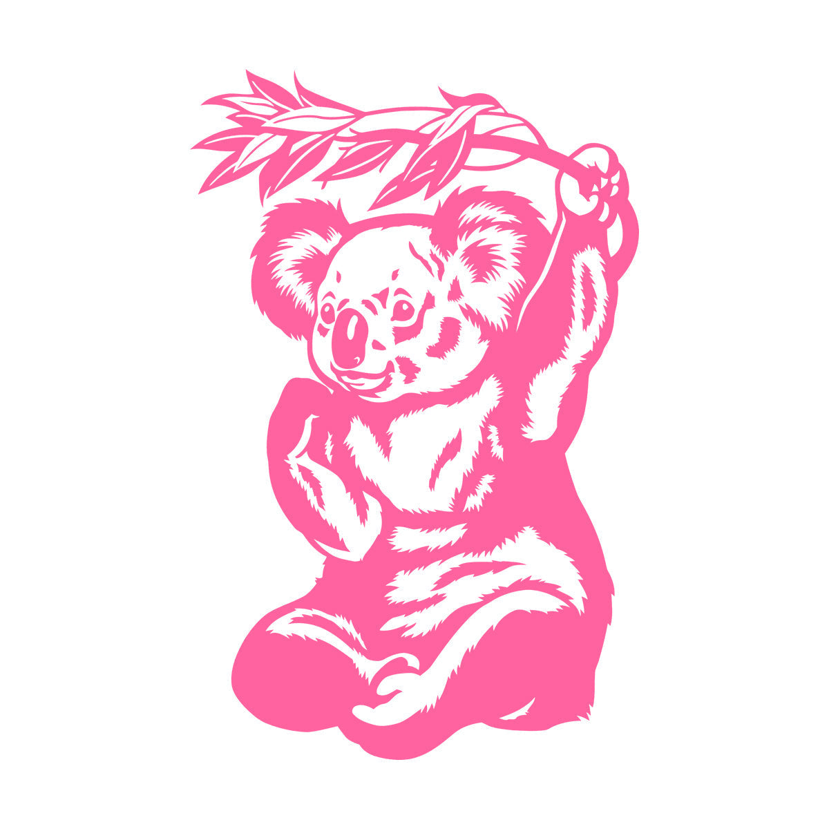 Panda Eucalyptus Bamboo Animal Bear Reed Wall Decals Paster Paper Tattoo Culture