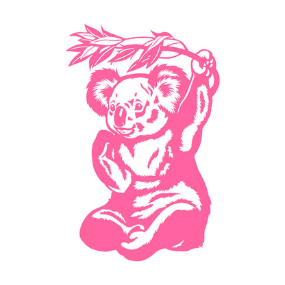 Panda Eucalyptus Bamboo Animal Bear Reed Wall Decals Paster Paper Tattoo Culture