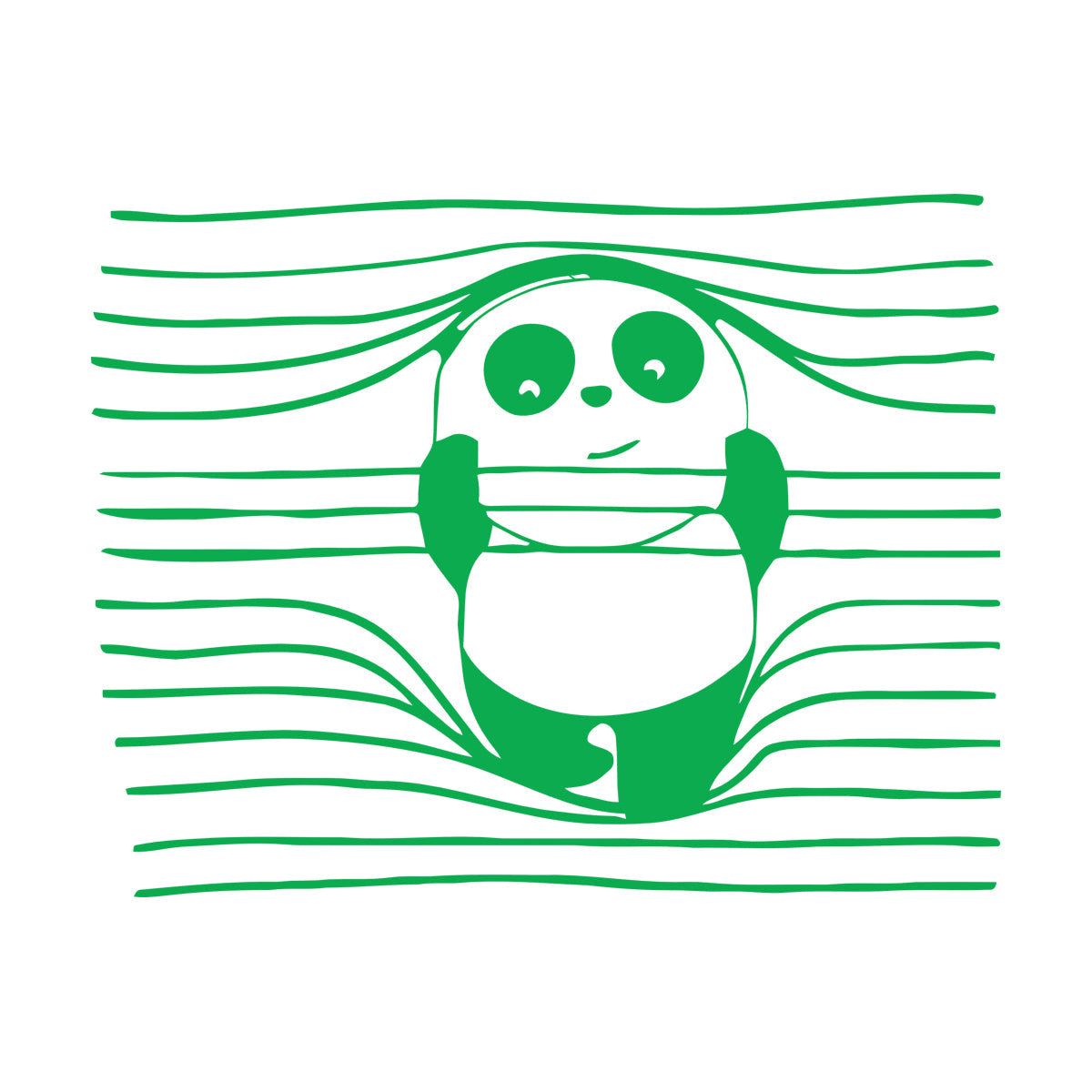 Vinyl Wall Stickers Panda Funny Animal Bear Removable Without Leaving Glue