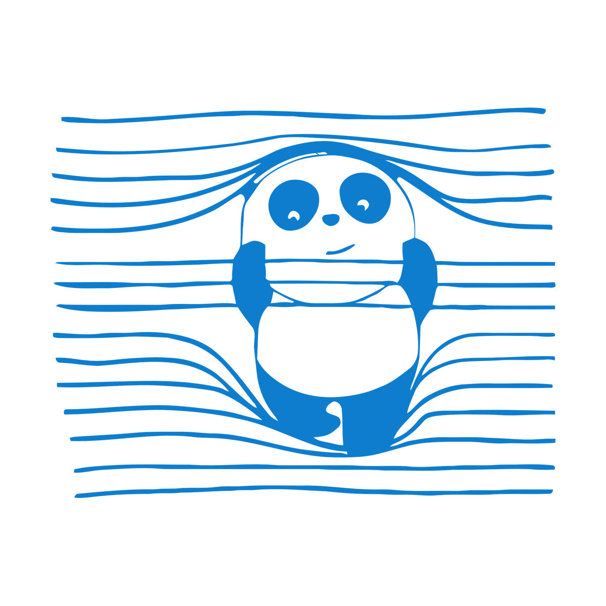 Vinyl Wall Stickers Panda Funny Animal Bear Removable Without Leaving Glue