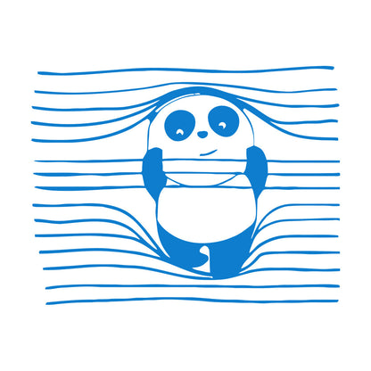 Vinyl Wall Stickers Panda Funny Animal Bear Removable Without Leaving Glue