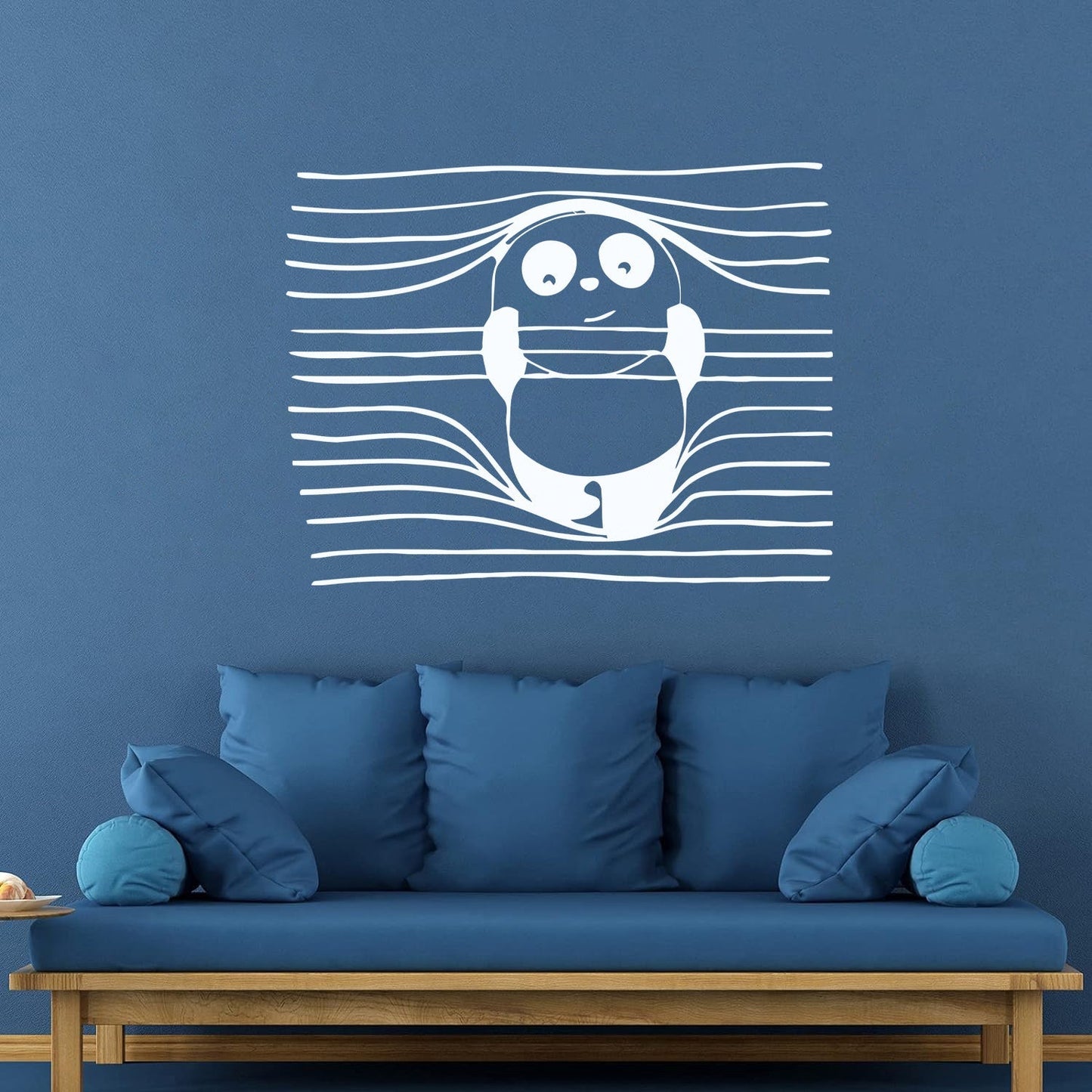 Vinyl Wall Stickers Panda Funny Animal Bear Removable Without Leaving Glue