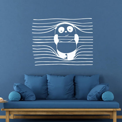 Vinyl Wall Stickers Panda Funny Animal Bear Removable Without Leaving Glue