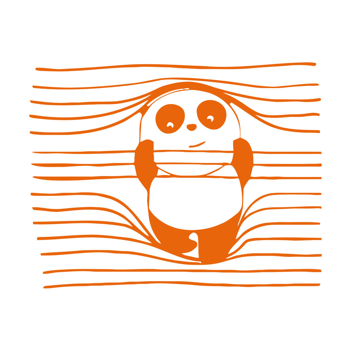 Vinyl Wall Stickers Panda Funny Animal Bear Removable Without Leaving Glue