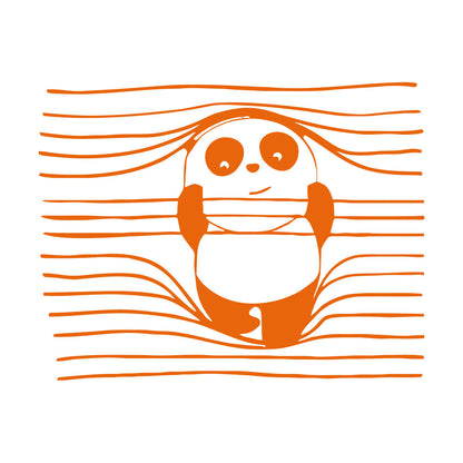 Vinyl Wall Stickers Panda Funny Animal Bear Removable Without Leaving Glue