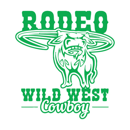 Rodeo Bull Wild West Cowboy Animal Vinyl Wall Stickers Glass Stickers
