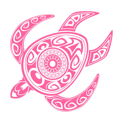 Fine Carving Stickers Turtle Tortoise Animal Tribal Ornament Self Adhesive