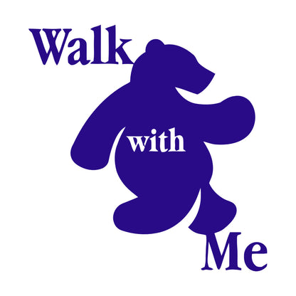 Wall Stickers Walk With Me Bear Animal Inscription Do Not Damage The Wall Surface