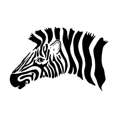 Vinyl Wall Stickers Zebra Head Animal Safari Africa Personalized Customization