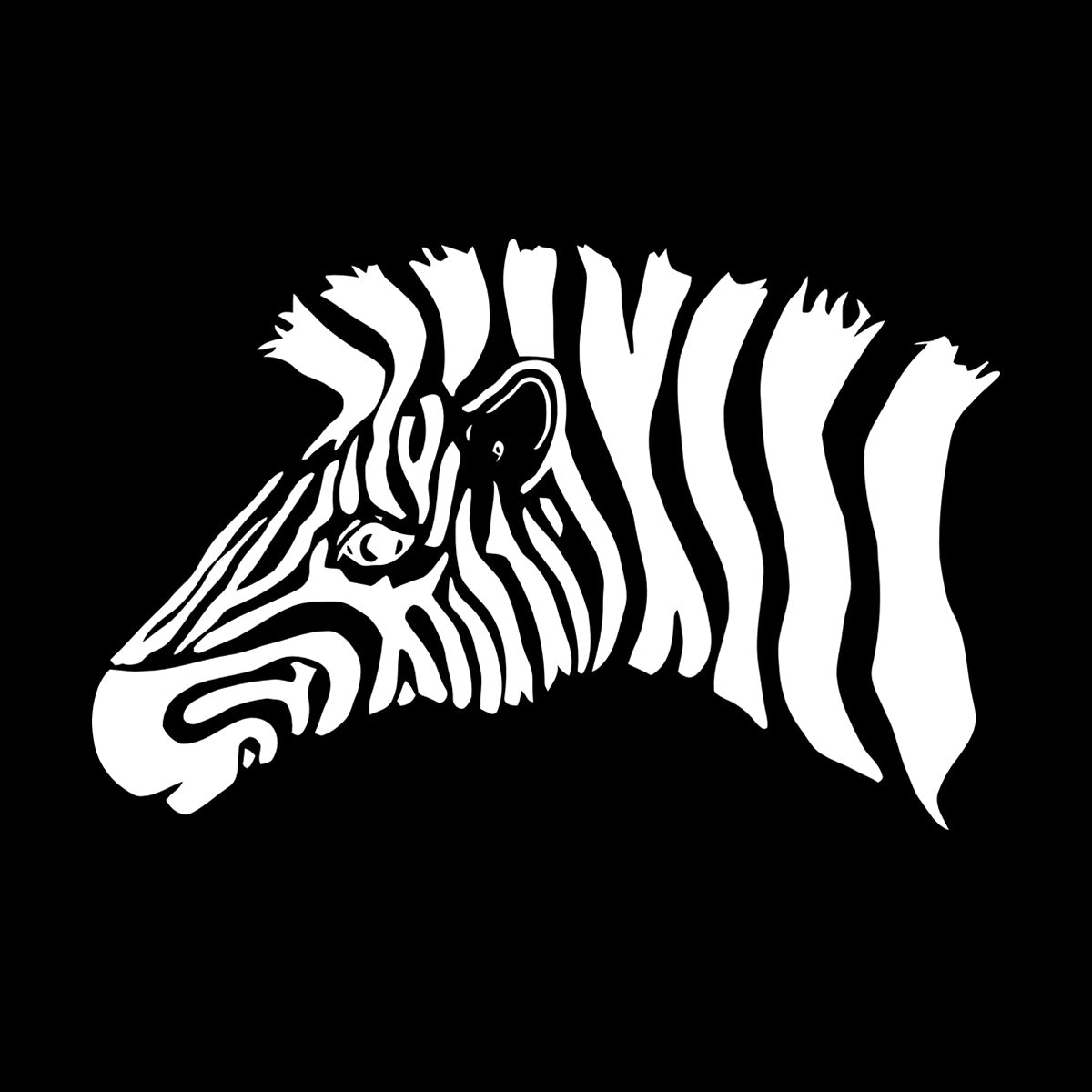 Vinyl Wall Stickers Zebra Head Animal Safari Africa Personalized Customization