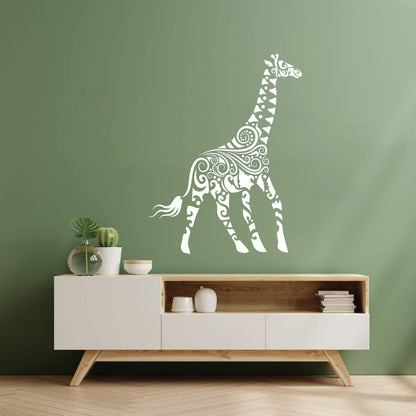 Wall Decals Paster Paper Giraffe African Animals Kids Art Mural Painting