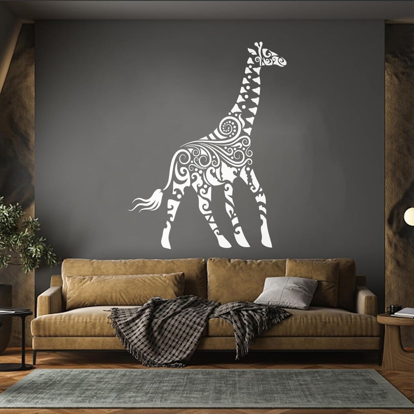 Wall Decals Paster Paper Giraffe African Animals Kids Art Mural Painting