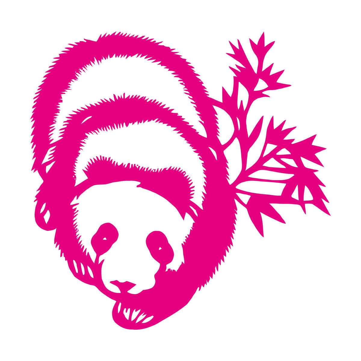 Wall Stickers Paster Paper Panda Animal Bear Kids Art Decoration