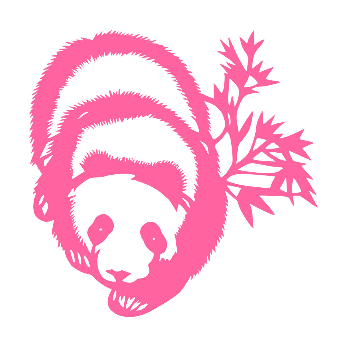 Wall Stickers Paster Paper Panda Animal Bear Kids Art Decoration