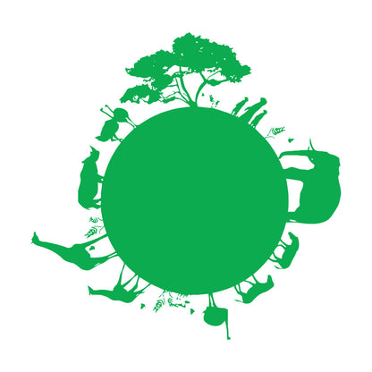 Engraving Stickers Africa Animal Giraffe Elephant Rhino Tiger Tattoo Culture