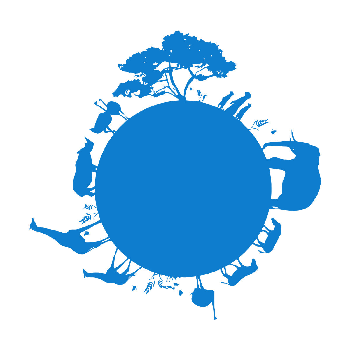 Engraving Stickers Africa Animal Giraffe Elephant Rhino Tiger Tattoo Culture