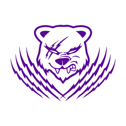 Bear Animal Grizzly Tribal Mural And Wall Vinyl Decal Waterproof