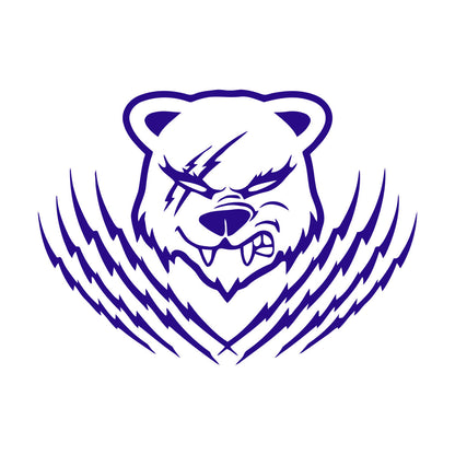 Bear Animal Grizzly Tribal Mural And Wall Vinyl Decal Waterproof