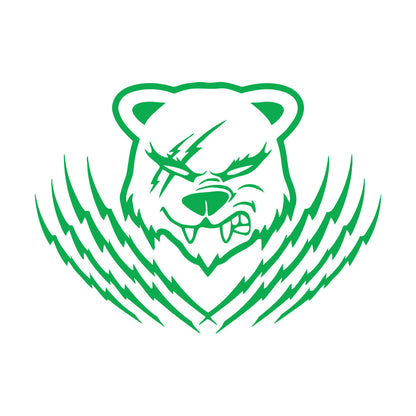 Bear Animal Grizzly Tribal Mural And Wall Vinyl Decal Waterproof