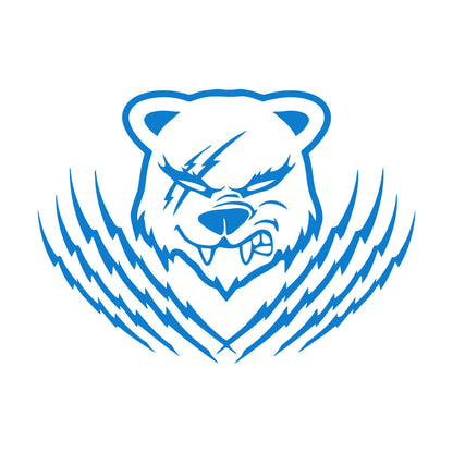 Bear Animal Grizzly Tribal Mural And Wall Vinyl Decal Waterproof