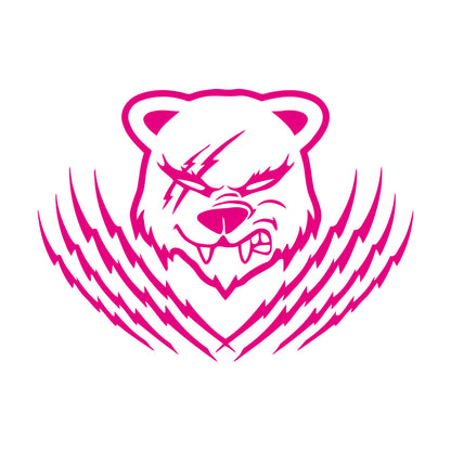 Bear Animal Grizzly Tribal Mural And Wall Vinyl Decal Waterproof