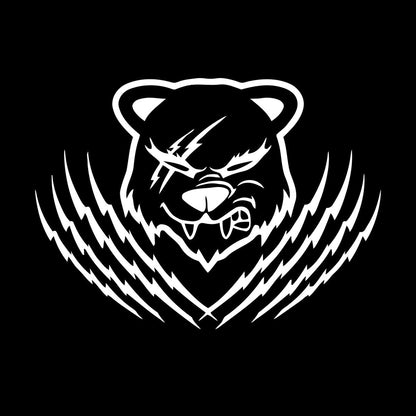 Bear Animal Grizzly Tribal Mural And Wall Vinyl Decal Waterproof