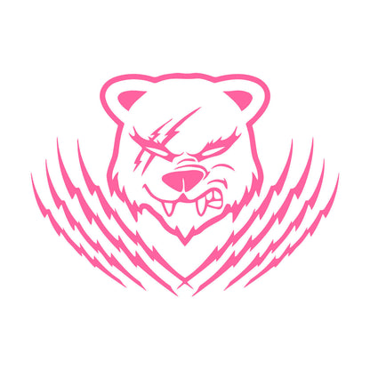 Bear Animal Grizzly Tribal Mural And Wall Vinyl Decal Waterproof